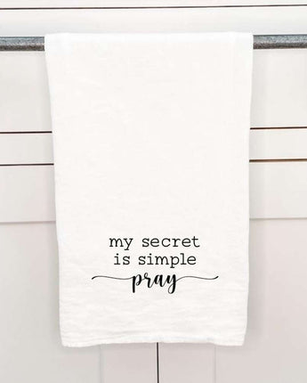 My Secret is Simple - Cotton Tea Towel