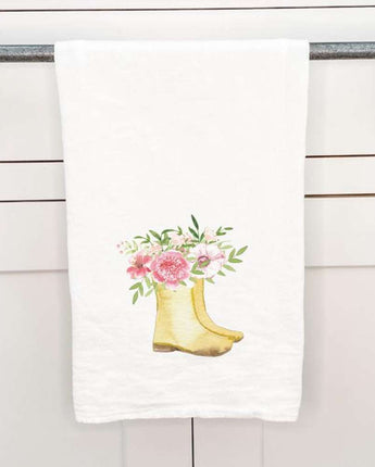Garden Boots - Cotton Tea Towel