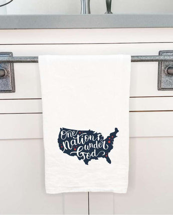 One Nation Under God - Cotton Tea Towel