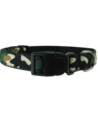 Green Camo  - Dog Collar
