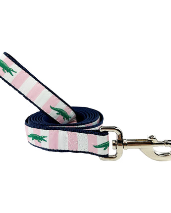 Alligators (Pink) - Dog Leash