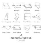Love State - Square Canvas Pillow