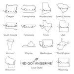 Love State - Square Canvas Pillow