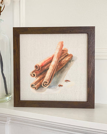 Cinnamon Sticks - Customizable Framed Sign