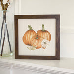 Pumpkin Harvest - Framed Sign