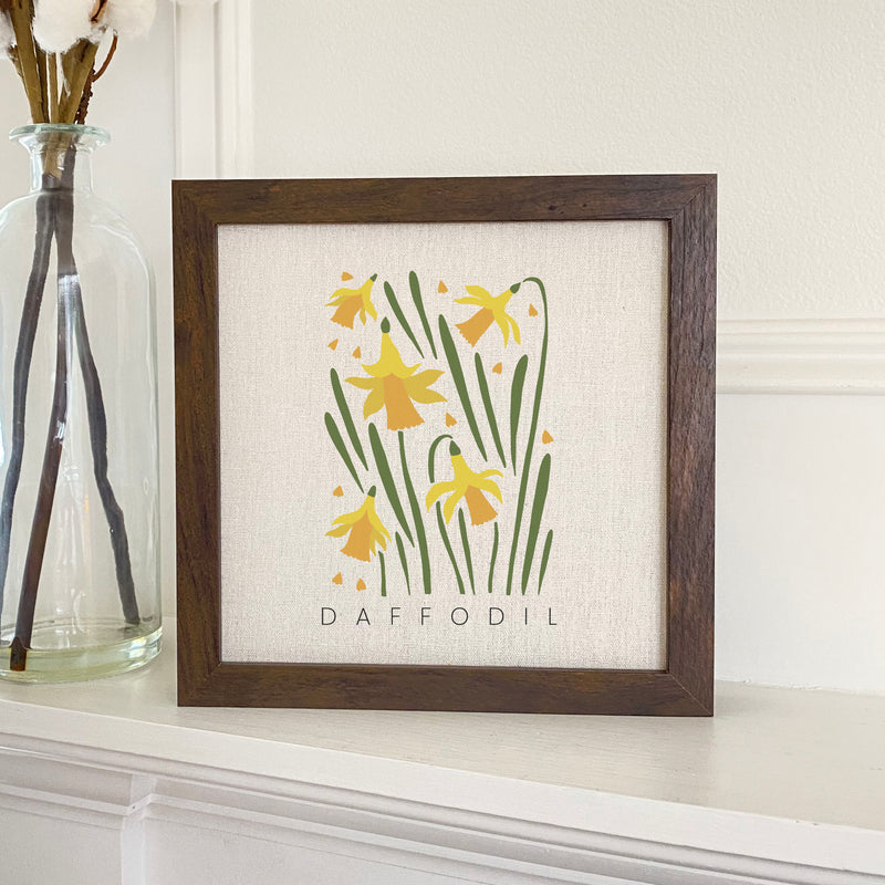 Daffodil (Garden Edition) - Framed Sign