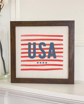 USA - Framed Sign