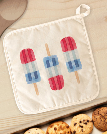Patriotic Pops - Cotton Pot Holder