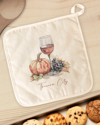 Wine Setting - Custom Cotton Pot Holder