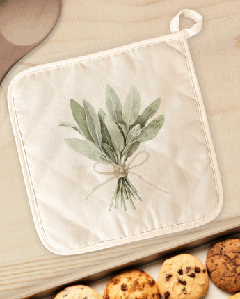 Bundle of Sage - Customizable Cotton Pot Holder