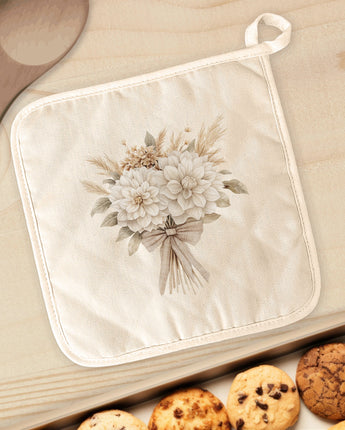 Autumn Dahlia Bouquet - Cotton Pot Holder