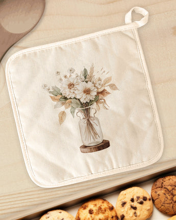 Harvest Florals - Fall Customizable Cotton Pot Holder