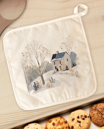 Winter Homestead - Customizable Cotton Pot Holder