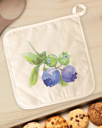 Blueberries - Customizable Cotton Pot Holder