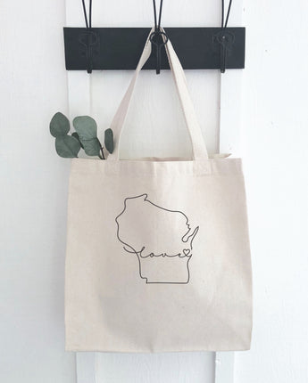 Love State - Canvas Tote Bag