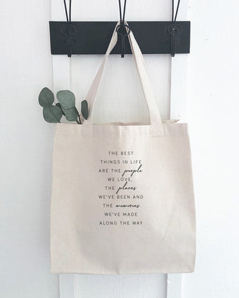 Best Things in Life - Canvas Tote Bag