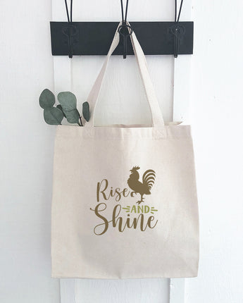 Rise and Shine Rooster - Canvas Tote Bag