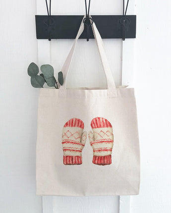 Woolen Mittens - Customizable Canvas Tote Bag