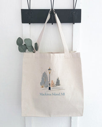 Painted Street Light - Custom Canvas Tote Bag