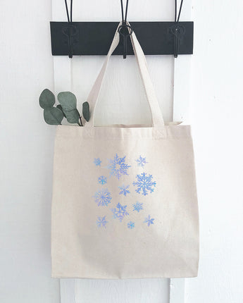 Snowflakes - Canvas Tote Bag