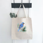 Blue Bird (Fall Birds) - Canvas Tote Bag