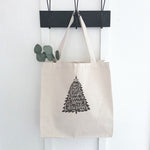 Joy Christmas Tree - Canvas Tote Bag