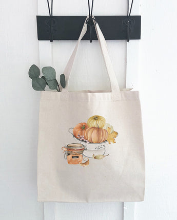Chai Pumpkin Bowl - Canvas Tote Bag