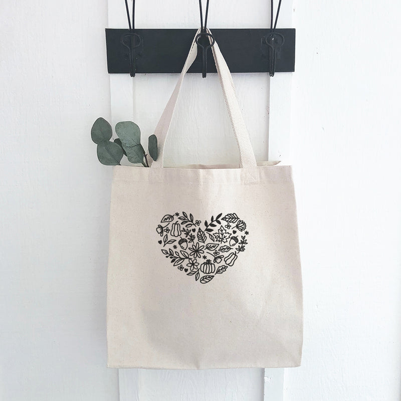 Fall Heart - Canvas Tote Bag
