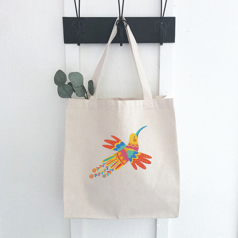 Day of the Dead Hummingbird - Canvas Tote Bag