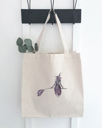 Witch Silhouette - Canvas Tote Bag