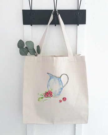 Cranberries with Pitcher - Canvas Tote Bag