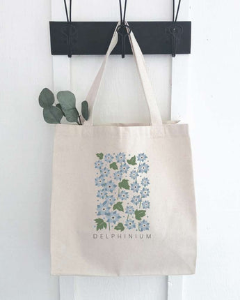 Delphinium (Garden Edition) - Canvas Tote Bag