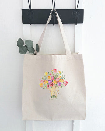Tulip Bouquet - Canvas Tote Bag