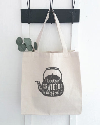 Thankful Teapot - Canvas Tote Bag