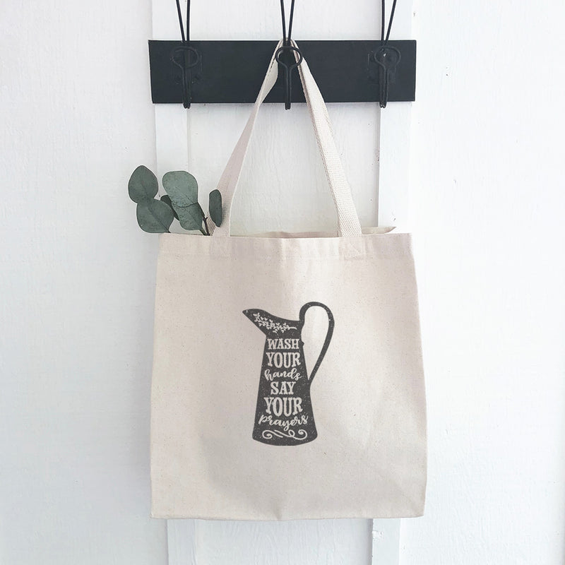 Wash Your Hands Pitcher - Canvas Tote Bag