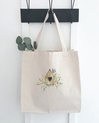 Budding Birdhouse - Canvas Tote Bag