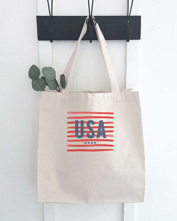 USA - Customizable Canvas Tote Bag