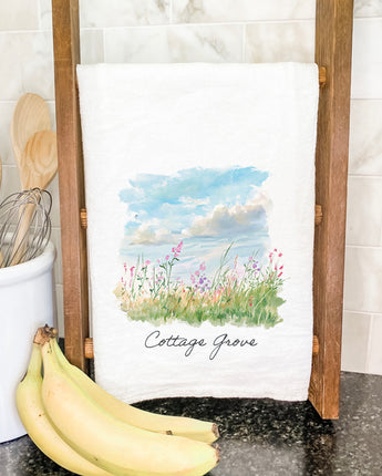 Spring Day - Custom Cotton Tea Towel