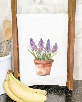 Potted Hyacinths - Spring Cotton Tea Towel