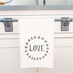 Love Simple Wreath - Cotton Tea Towel