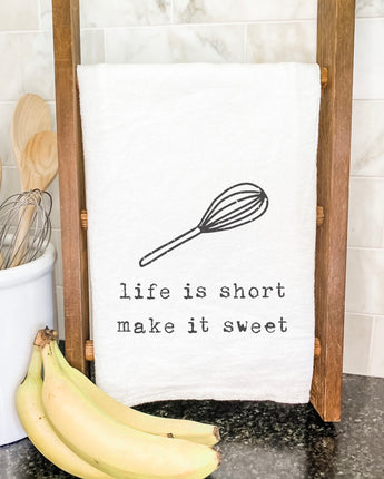 Life is Short (Whisk) - Cotton Tea Towel