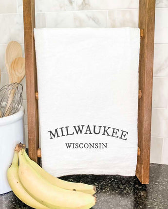 Arched City/State - Custom Cotton Tea Towel