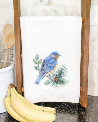 Blue Bird (Fall Birds) - Cotton Tea Towel