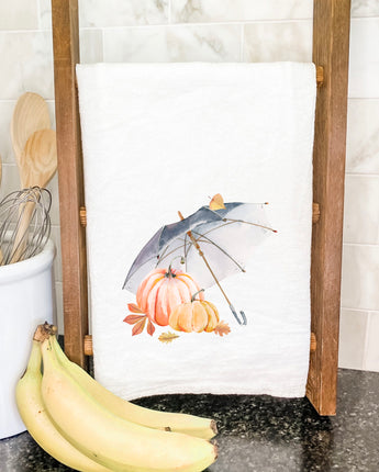 Umbrella Pumpkins - Cotton Tea Towel