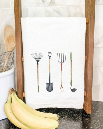 Garden Tools - Cotton Tea Towel
