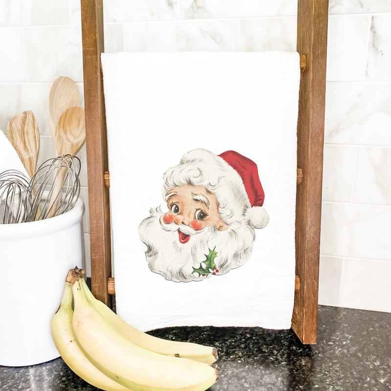 Vintage Santa - Cotton Tea Towel