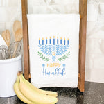 Happy Hanukkah - Cotton Tea Towel