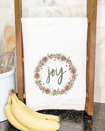 Joy Wreath - Cotton Tea Towel
