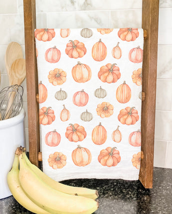 Pumpkin Pattern - Cotton Tea Towel