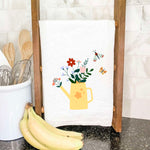 Spring Watering Can - Cotton Tea Towel